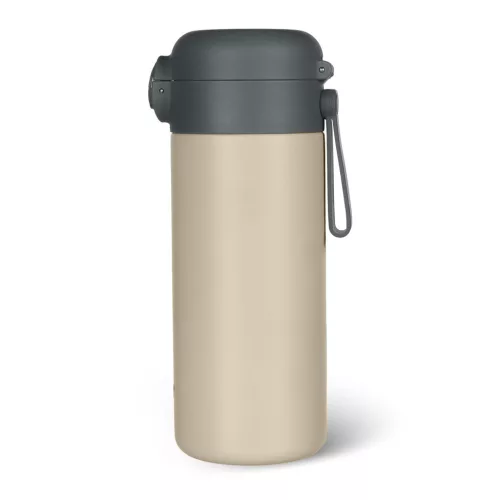 Zopa 350 ml-es termosz szívószállal és szilikon fogantyúval, cookie beige Cookie beige