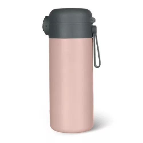 Zopa 350 ml-es termosz szívószállal és szilikon fogantyúval, candy pink Candy pink