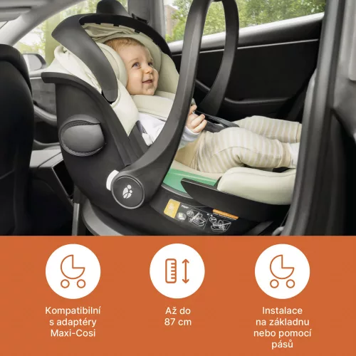Zopa XM Plus i-Size babahordozó - Toffee Brown