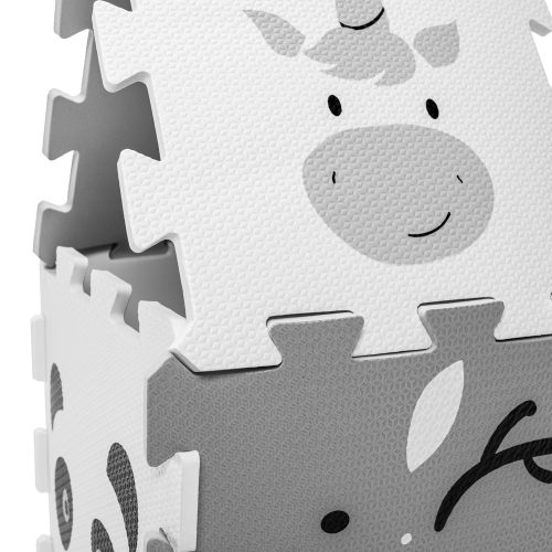 Zopa 9 db-os Puzzle habszőnyeg, 30x30 cm, erdő Forest