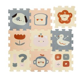 Zopa 9 db-os Puzzle habszőnyeg, 30x30 cm, logic Logic