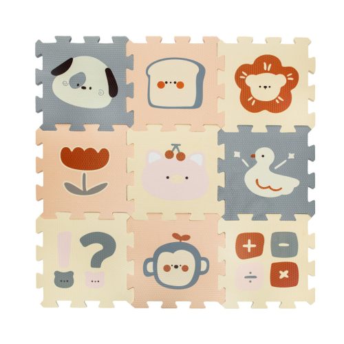 Zopa 9 db-os Puzzle habszőnyeg, 30x30 cm, logic Logic
