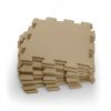 Zopa 9 db-os Puzzle habszőnyeg, 30x30 cm, mogyoróbarna Hazel Brown