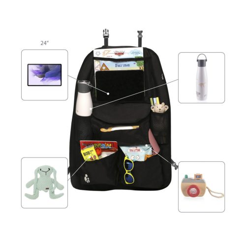 Zopa ülésre rögzíthető rendszerező + zseb tablet és zsebkendő számára