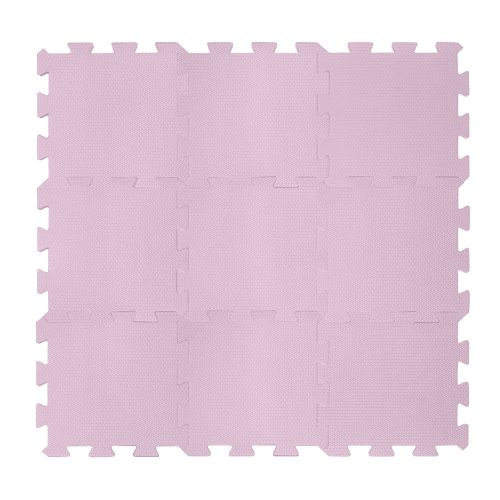 Zopa 9 db-os Puzzle habszőnyeg, 30x30 cm, sugar pink Sugar Pink