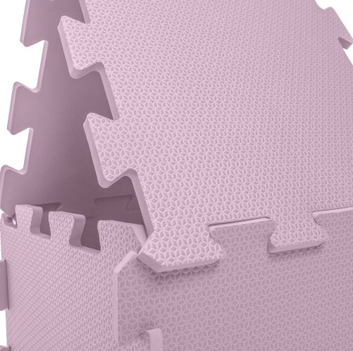 Zopa 9 db-os Puzzle habszőnyeg, 30x30 cm, sugar pink Sugar Pink