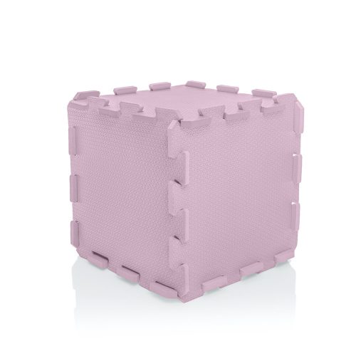 Zopa 9 db-os Puzzle habszőnyeg, 30x30 cm, sugar pink Sugar Pink