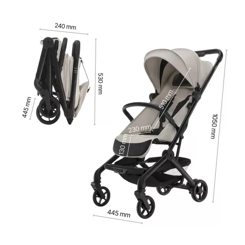 Zopa Jet sport babakocsi  Shade Grey