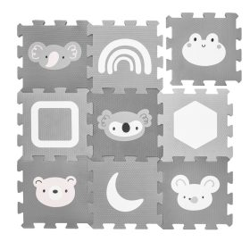   Zopa 9 db-os Puzzle habszőnyeg, 30x30 cm, vadvilág Wild Life