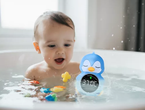 Zopa Szilikon digitális hőmérő 3in1 Penguin