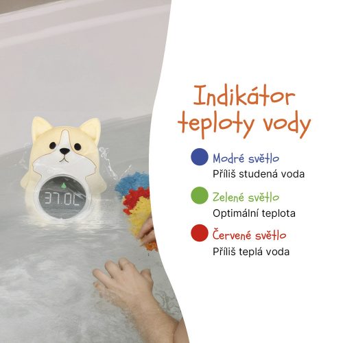 Zopa Szilikon digitális hőmérő 3in1 Penguin