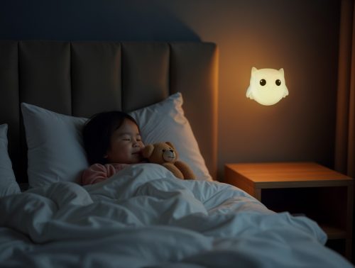 Zopa Szilikon falra szerelhető éjjeli lámpa Owl