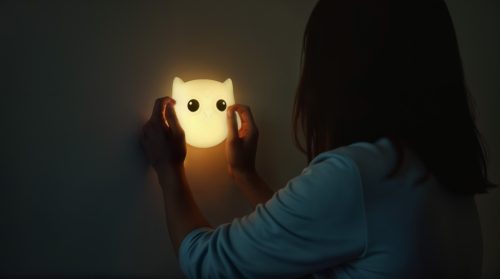 Zopa Szilikon falra szerelhető éjjeli lámpa Owl