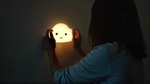 Zopa Szilikon falra szerelhető éjjeli lámpa Cloud