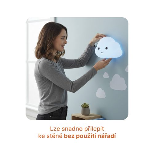 Zopa Szilikon falra szerelhető éjjeli lámpa Cloud