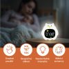 Zopa Szilikon gyermek ébresztőóra éjszakai fénnyel és zenével Owl