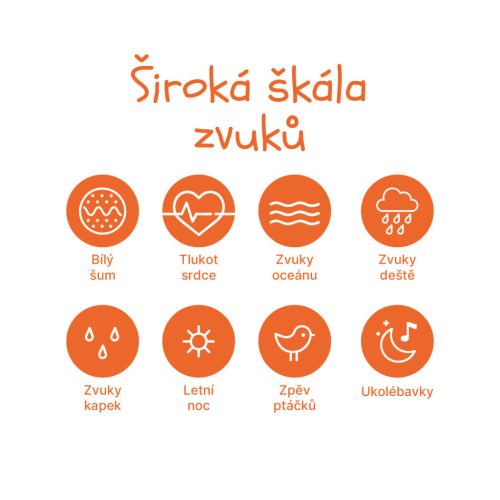 Zopa Szilikon gyermek ébresztőóra éjszakai fénnyel és zenével Owl