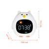 Zopa Szilikon gyermek ébresztőóra éjszakai fénnyel és zenével Owl