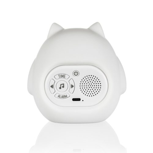 Zopa Szilikon gyermek ébresztőóra éjszakai fénnyel és zenével Owl