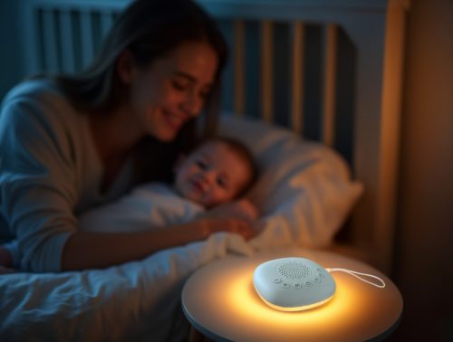 Zopa Prémium hordozható alvásmodul LED-fénnyel, fehér zajjal és hangokkal White