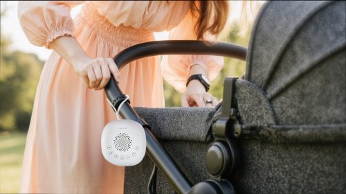 Zopa Prémium hordozható alvásmodul LED-fénnyel, fehér zajjal és hangokkal White