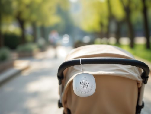 Zopa Prémium hordozható alvásmodul LED-fénnyel, fehér zajjal és hangokkal White