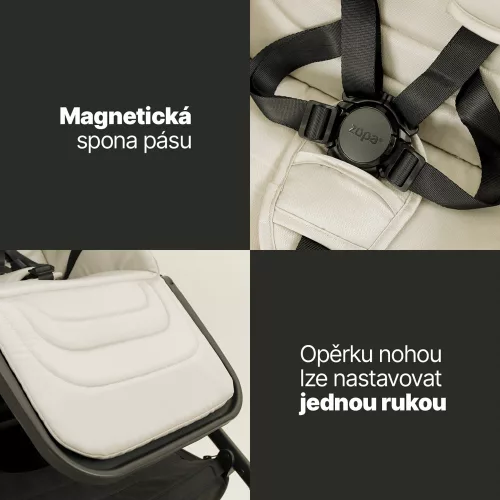 Zopa Move Cross 5 Szett 4in1 (Move Cross 5 babakocsi + Move XL 5 mózeskosár +bármely XM Plus babahordozó - Shade Grey