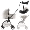 Britax Römer Comfort Plus LUX Szett (Rio babakocsi + mózeskosár + Baby-Safe PRO babahordozó + Vario Base 5Z) - Soft Taupe