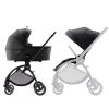 Britax Römer Rio Essential STYLE Szett (Rio babakocsi + mózeskosár + Baby-Safe Core + Baby-Safe Core bázis) - Carbon Black