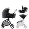 Britax Römer Comfort STYLE Szett (Rio babakocsi + mózeskosár + Baby-Safe PRO babahordozó) - Carbon Black