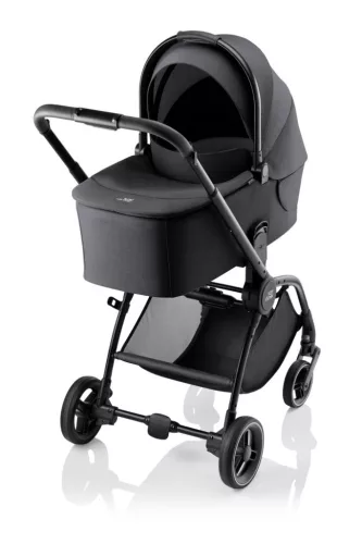 Britax Römer Comfort STYLE Szett (Rio babakocsi + mózeskosár + Baby-Safe PRO babahordozó) - Carbon Black