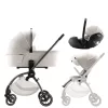 Britax Römer Comfort LUX Szett (Rio babakocsi + mózeskosár + Baby-Safe PRO babahordozó) - Soft Taupe