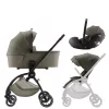 Britax Römer Comfort LUX Szett (Rio babakocsi + mózeskosár + Baby-Safe PRO babahordozó) - Urban Olive