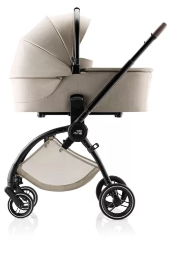 Britax Römer Comfort Plus STYLE Szett (Rio babakocsi + mózeskosár + Baby-Safe PRO babahordozó + Vario Base 5Z) - Teak