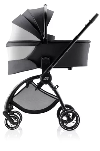 Britax Römer Comfort Plus STYLE Szett (Rio babakocsi + mózeskosár + Baby-Safe PRO babahordozó + Vario Base 5Z) - Carbon Black