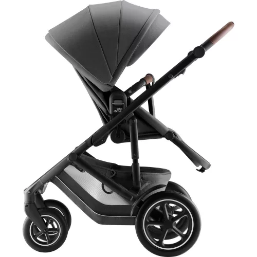 Britax Römer Smile 5Z Essential set 2in1: multifunkciós babakocsi + mózeskosár - Mineral Grey