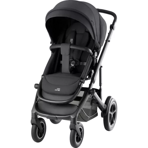 Britax Römer Smile 5Z Essential set 2in1: multifunkciós babakocsi + mózeskosár - Carbon Black