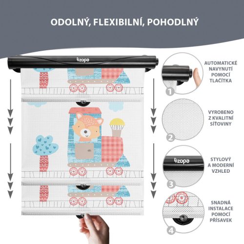 Zopa Rolós autós árnyékoló - Róka Fox