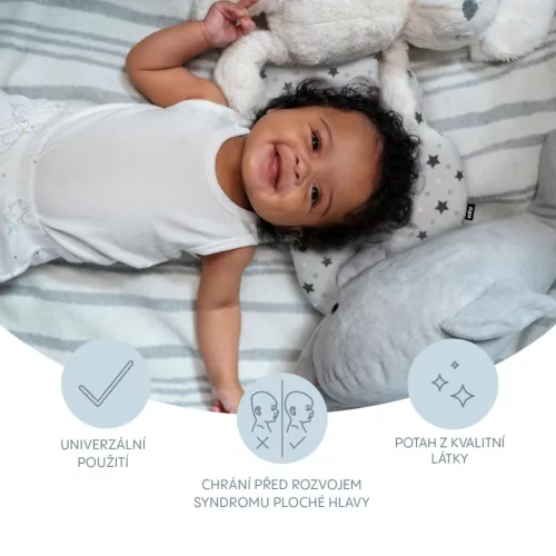 Zopa Memóriahabos párna csillagokkal, pink Pink stars