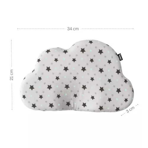 Zopa Memóriahabos párna csillagokkal, pink Pink stars