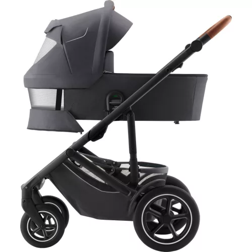 Britax Römer Smile 5Z Comfort Set Classic (Smile 5z babakocsi + mózeskosár + Baby-Safe Pro) - Midnight Grey