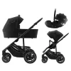 Britax Römer Smile 5Z Comfort Set Classic (Smile 5z babakocsi + mózeskosár + Baby-Safe Pro) - Space Black