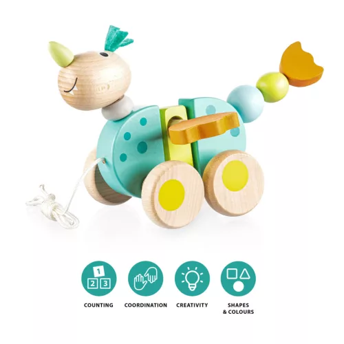 Zopa Fa húzható játék - Dragon