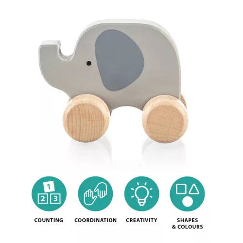 Zopa Fa húzható állatka - Elephant