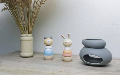 Zopa Fa toronyépítő állatka - Rabbit