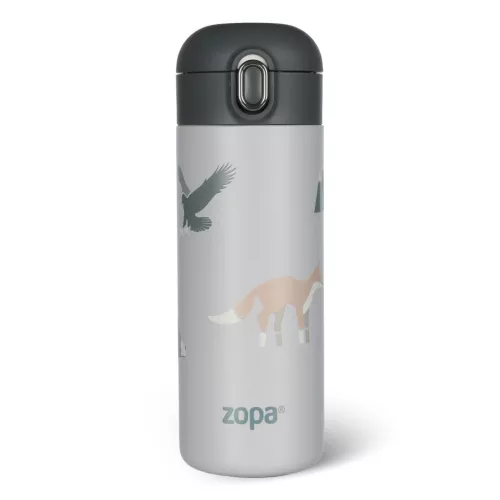 Zopa 400 ml-es termosz szívószállal, hegyvidék Mountains