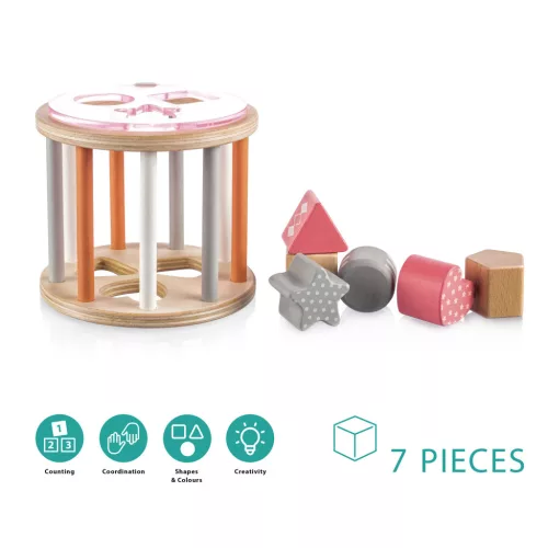 Zopa Fa formabedobó henger - Pink
