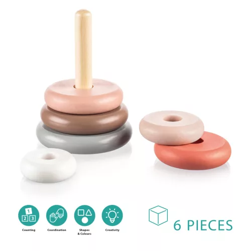 Zopa Fa toronyépítő - Pink