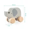 Zopa Fa gurulós állatka - Rabbit