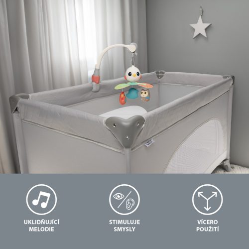 Zopa Multifunkciós zenélő forgó 3in1 Birds